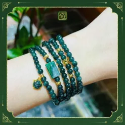 Chuỗi Nhí Mix Cham Vàng 10K