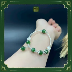 Vòng Ngọc Bích Mix Charm Bạc2
