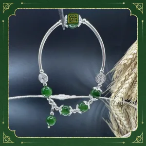 Vòng Ngọc Bích Mix Charm Bạc1