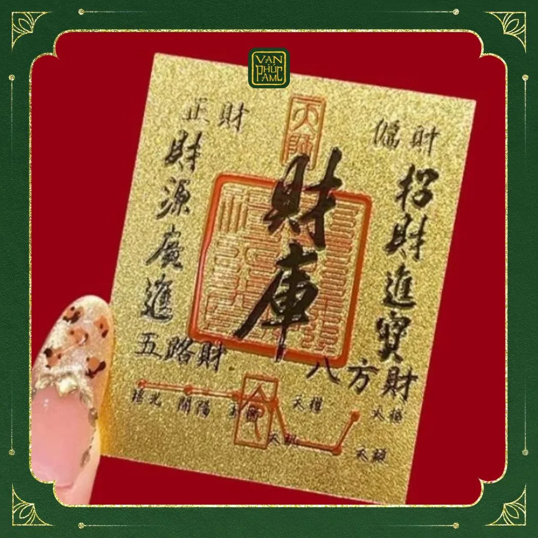 Lá Vàng Tài Khố Thu Hút Tài Lộc