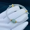 vòng tay dây cáp cỏ 4 lá